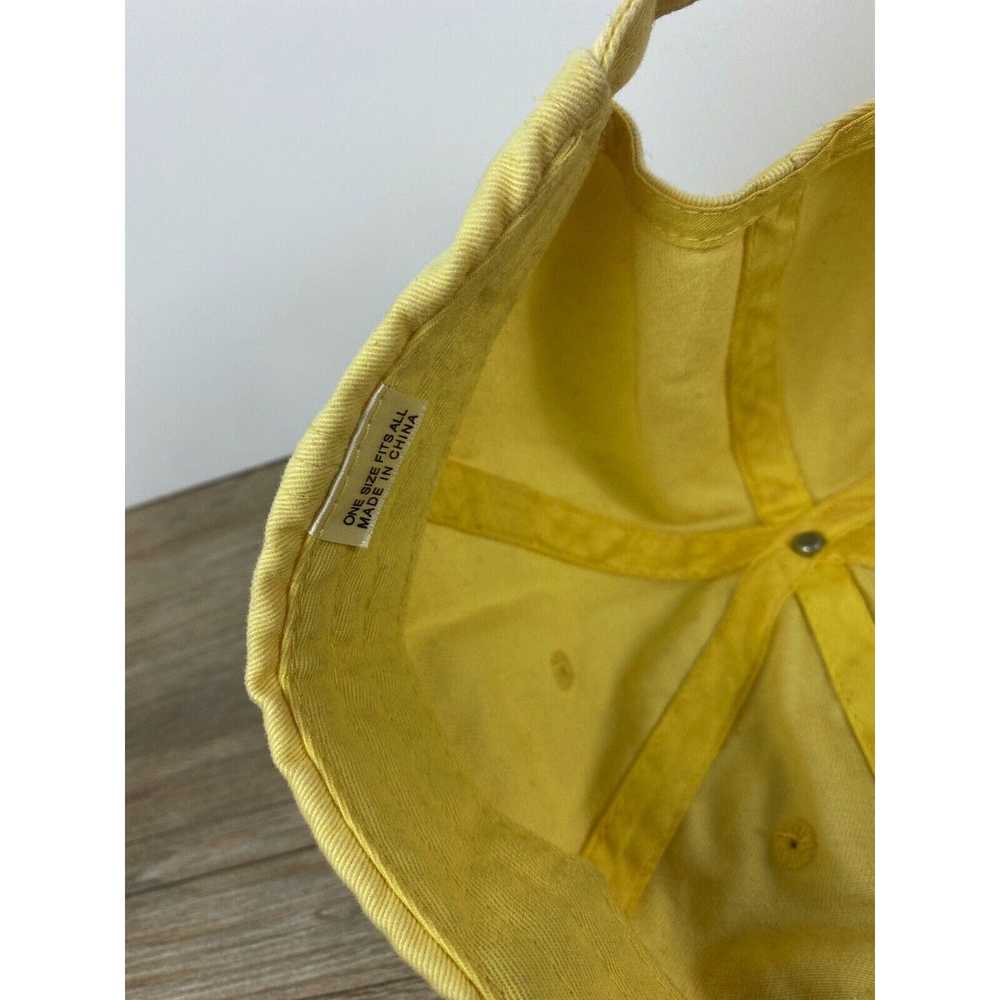 Other Adult Mens Yellow Adjustable Size Cap Hat - image 8