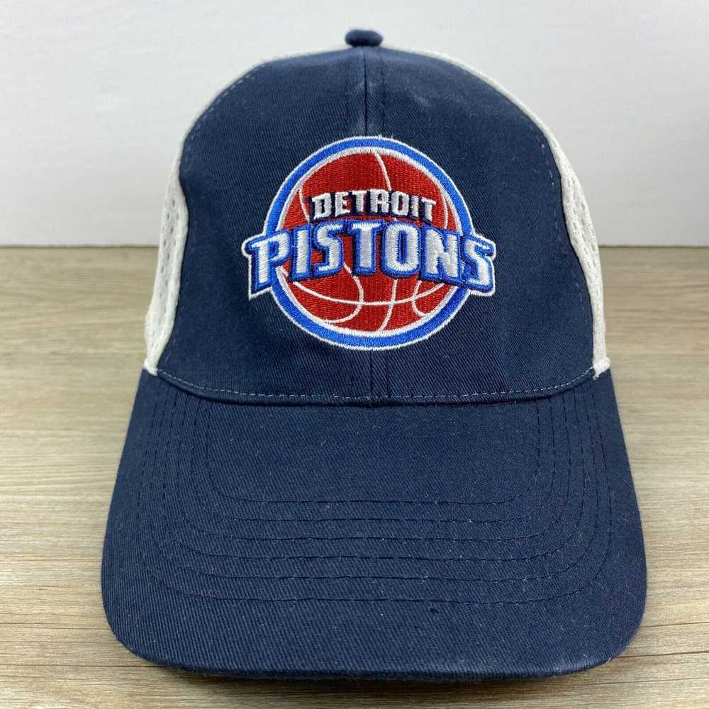 Other Detroit Pistons Blue Hat NBA Stretch Fit On… - image 1