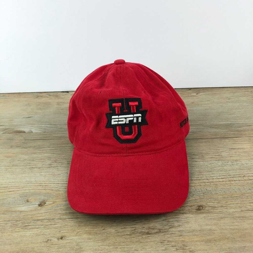 Other ESPNU Hat Sports Red Adjustable Hat Cap - image 2
