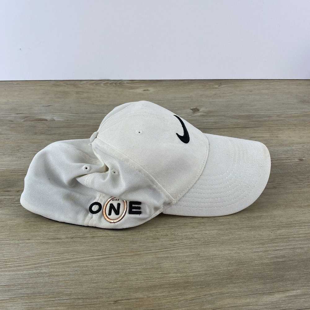 Nike Nike White Hat Flex Fit Athletic One Size Fi… - image 3