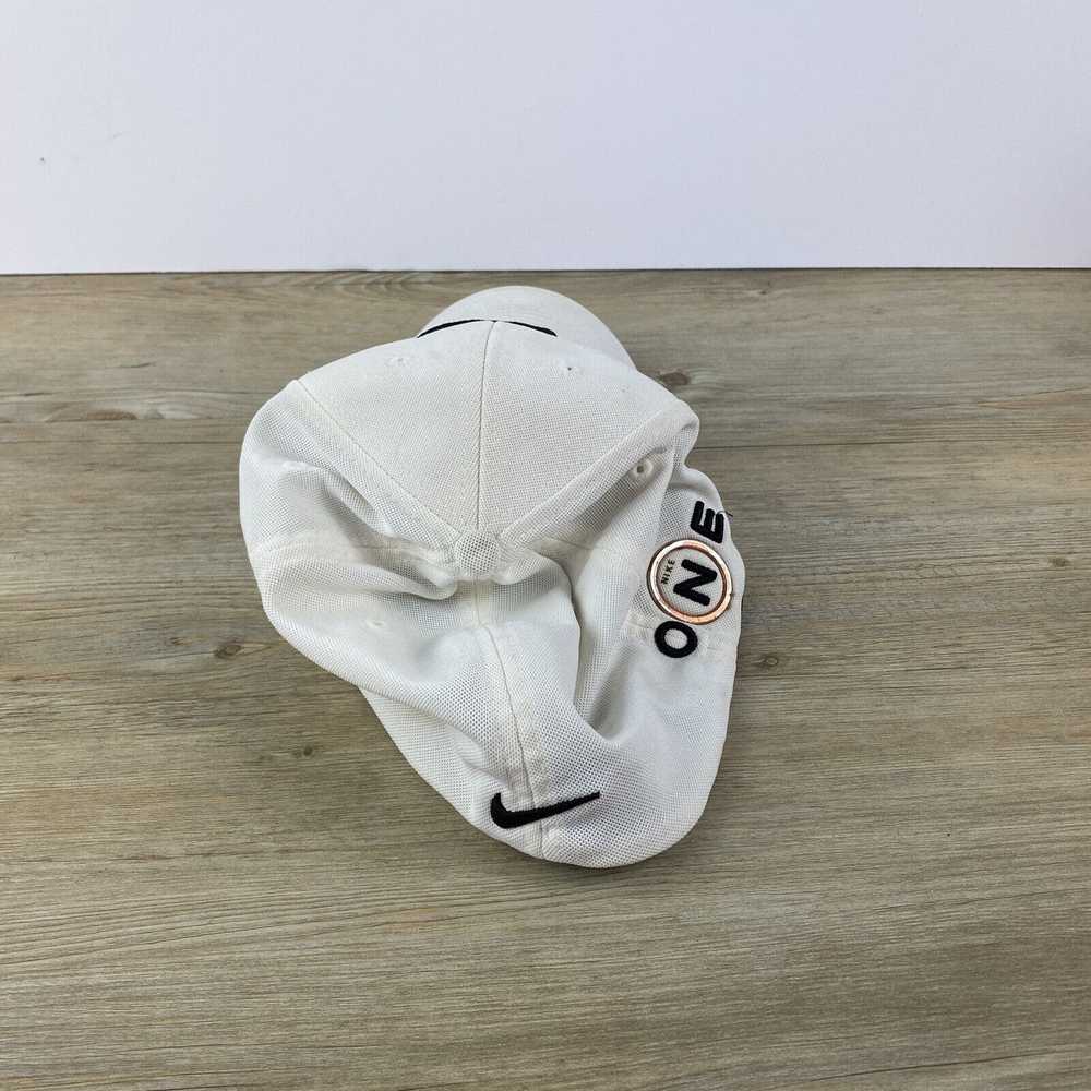 Nike Nike White Hat Flex Fit Athletic One Size Fi… - image 4