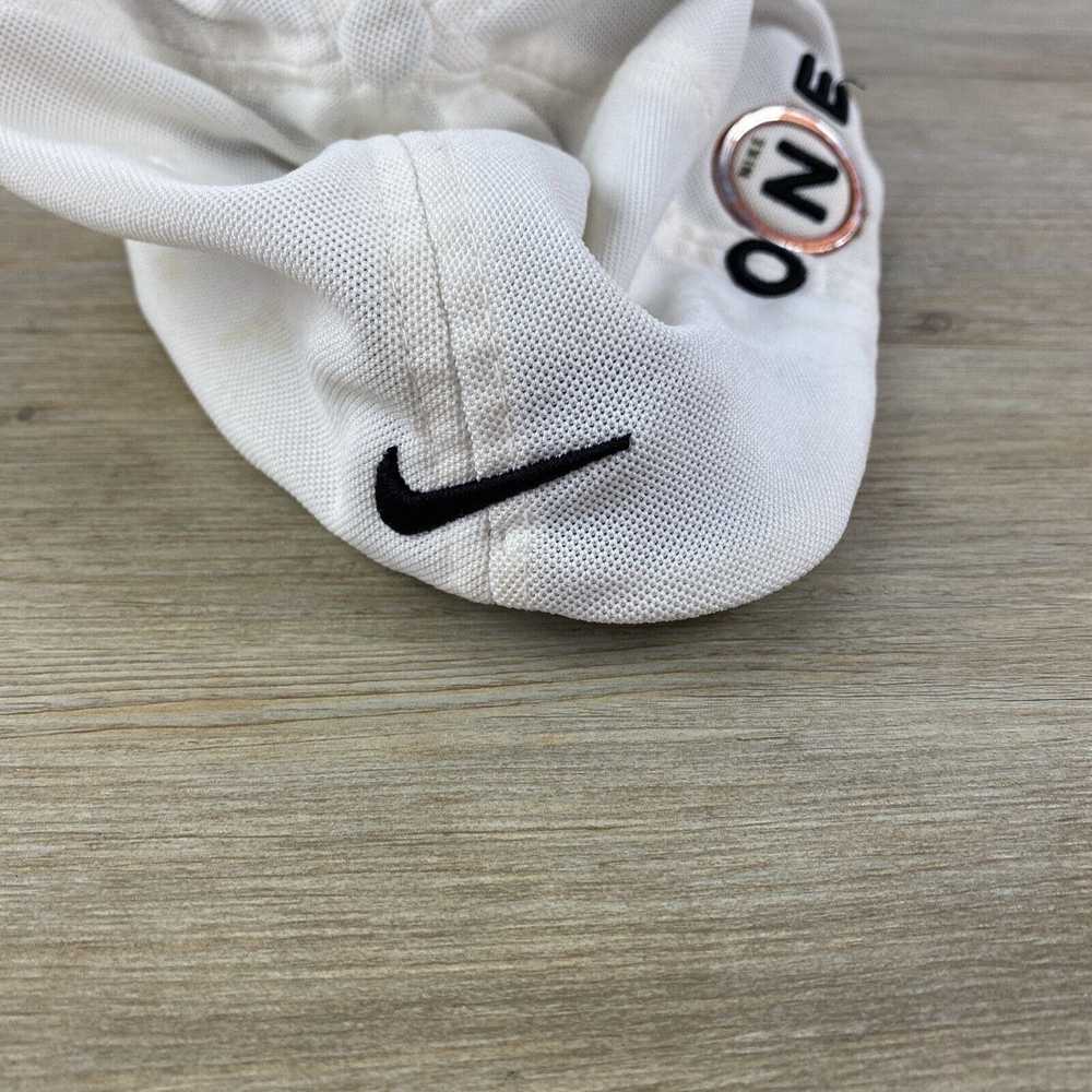 Nike Nike White Hat Flex Fit Athletic One Size Fi… - image 5