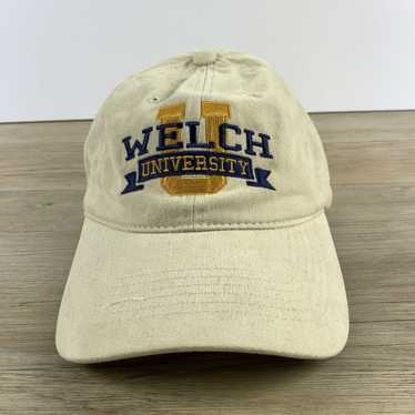 Other Welch University Hat Tan Adjustable Hat Cap - image 1