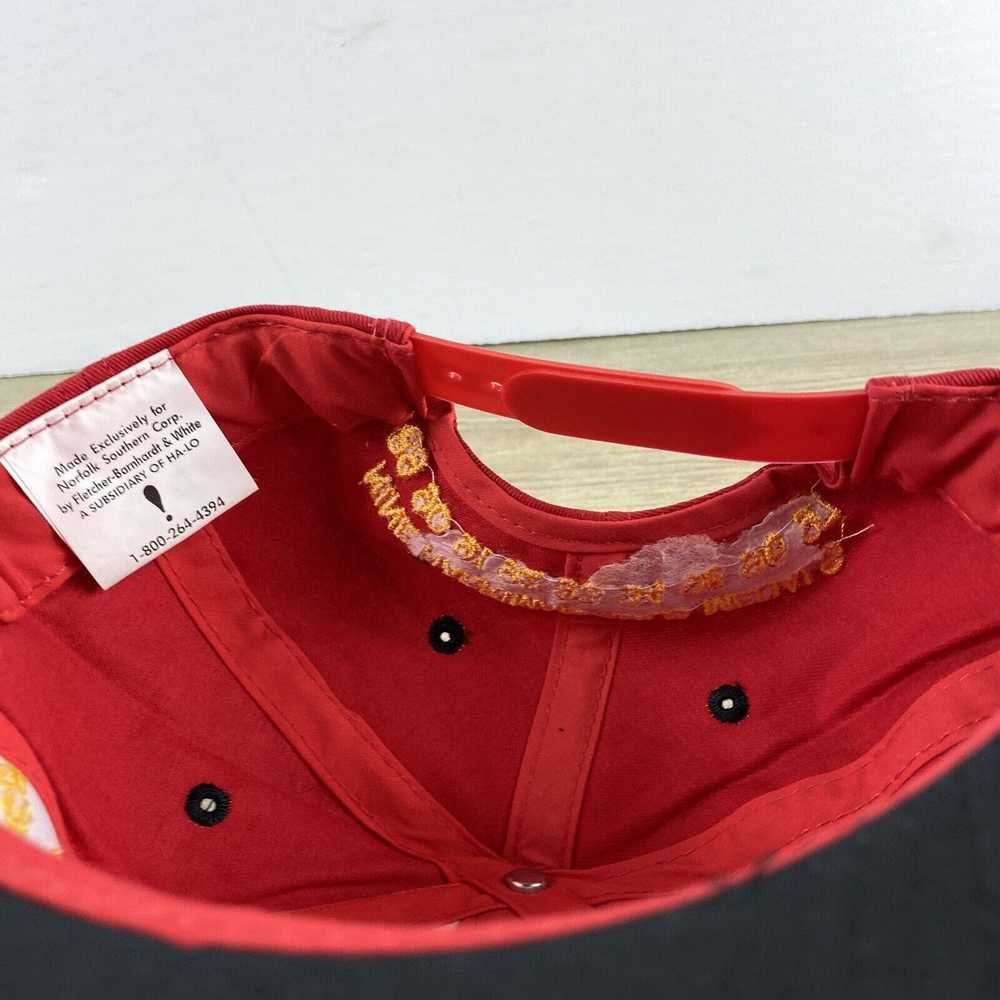 Other Norfolk Southern Hat Red Snapback Strap Bac… - image 8
