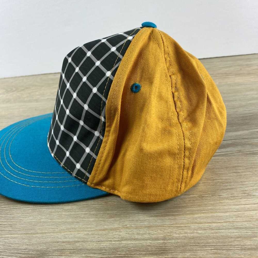 Other Plaid Blue Hat Snapback Hat Cap - image 3