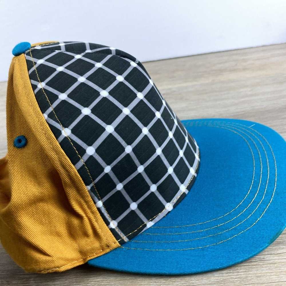 Other Plaid Blue Hat Snapback Hat Cap - image 6