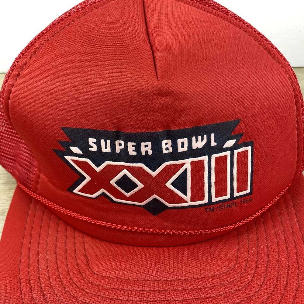 Other Vintage NFL Super Bowl XXIII 23 Hat Red Sna… - image 7