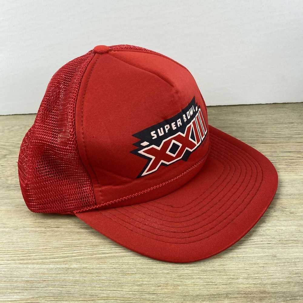 Other Vintage NFL Super Bowl XXIII 23 Hat Red Sna… - image 8