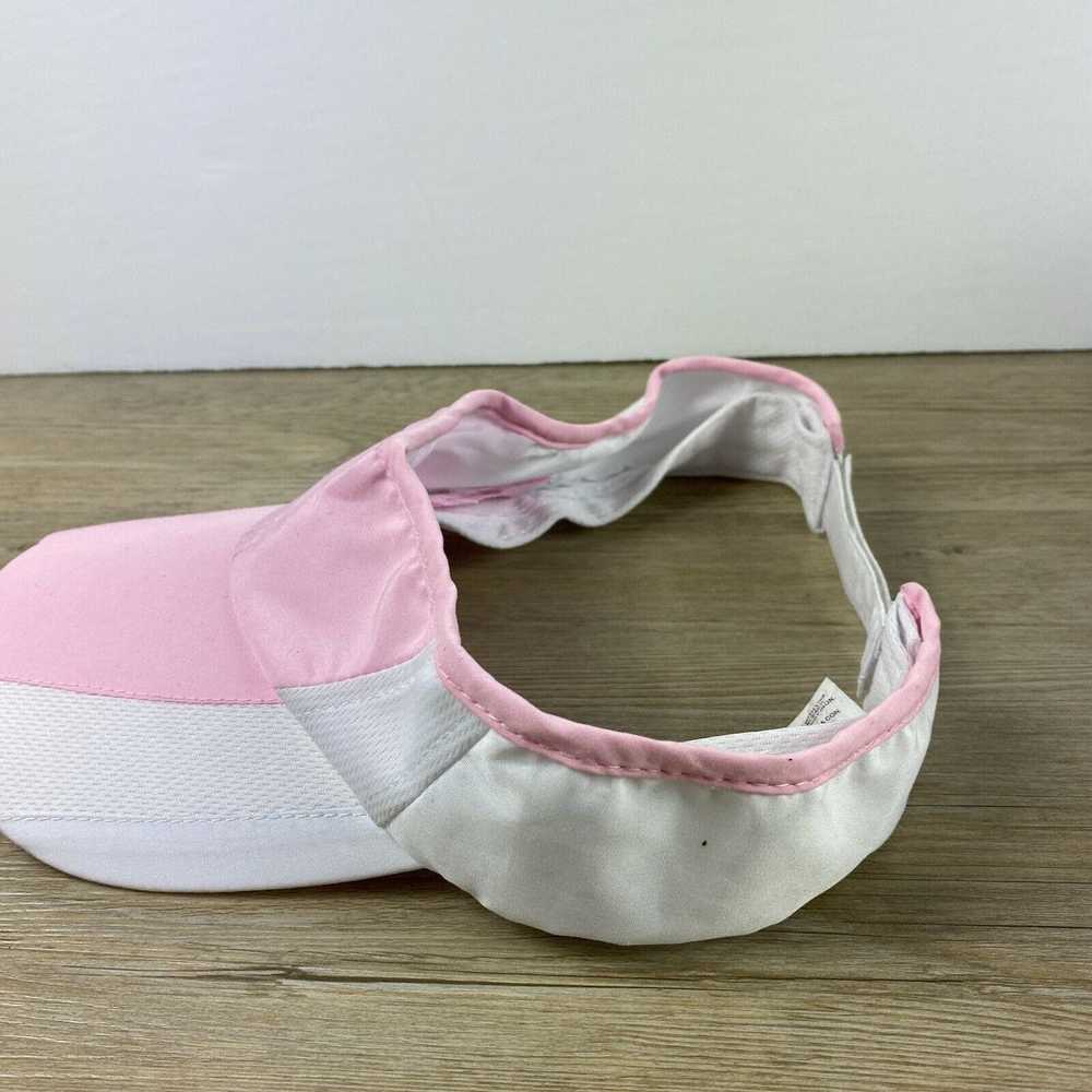 Other Pink Visor Adjustable Strap Back Running Vi… - image 3