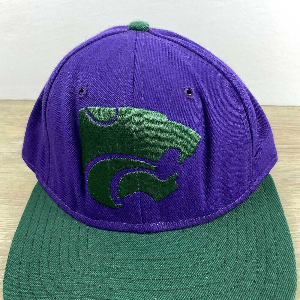 Delong Vintage Kansas State Wildcats Hat NCAA Gre… - image 2