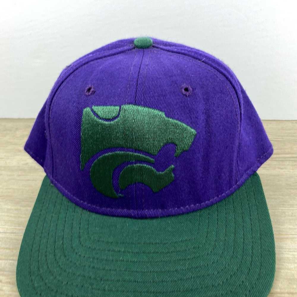 Delong Vintage Kansas State Wildcats Hat NCAA Gre… - image 2