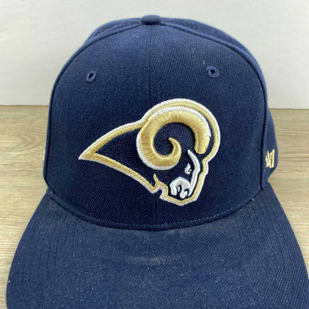 47 Los Angeles Rams Blue Hat NFL ’47 Brand Adjust… - image 2
