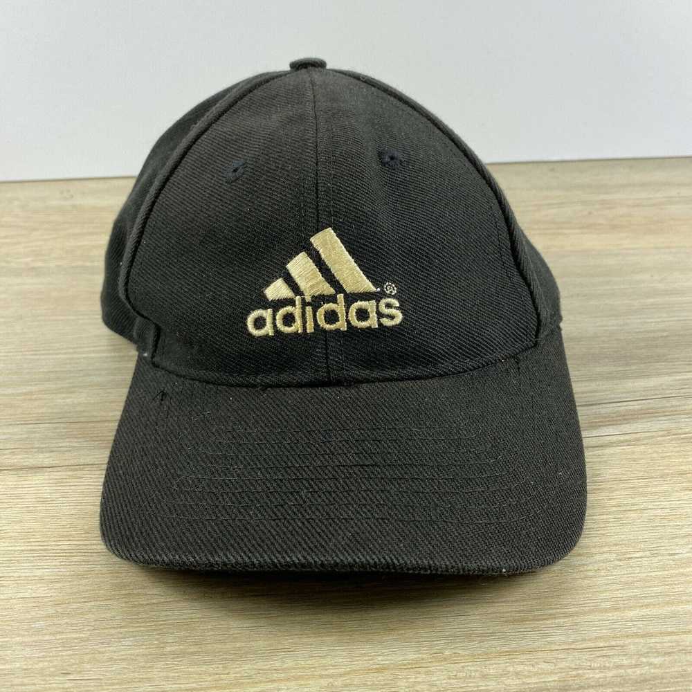 Adidas Adidas Black Hat Size 7 1/8 Fitted Hat Cap - image 1
