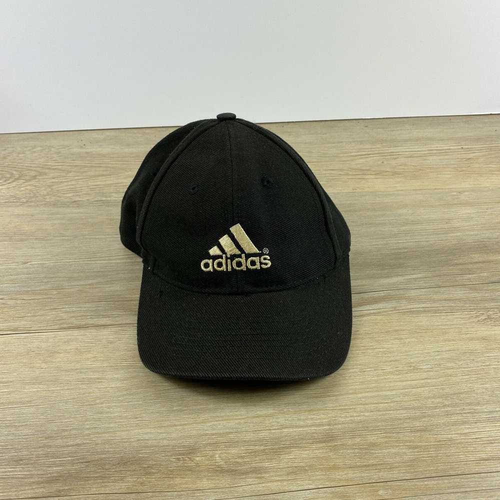 Adidas Adidas Black Hat Size 7 1/8 Fitted Hat Cap - image 2