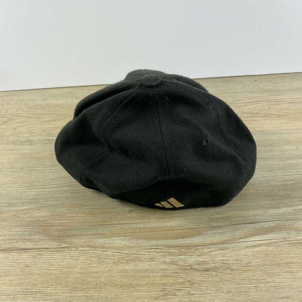 Adidas Adidas Black Hat Size 7 1/8 Fitted Hat Cap - image 4