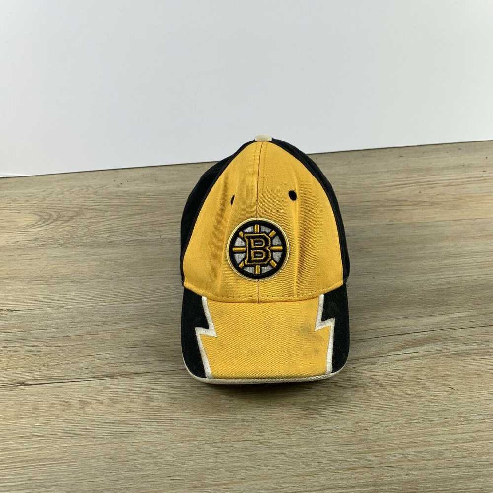NHL Boston Bruins Yellow Black Hat NHL Fan Favori… - image 2