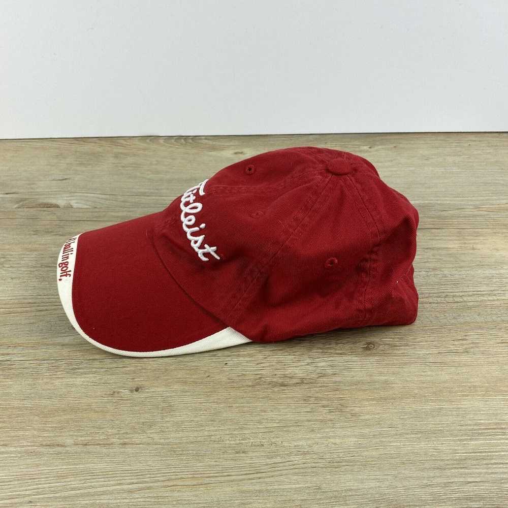 Titleist Red Titleist Hat Adjustable Golf Hat Cap - image 6