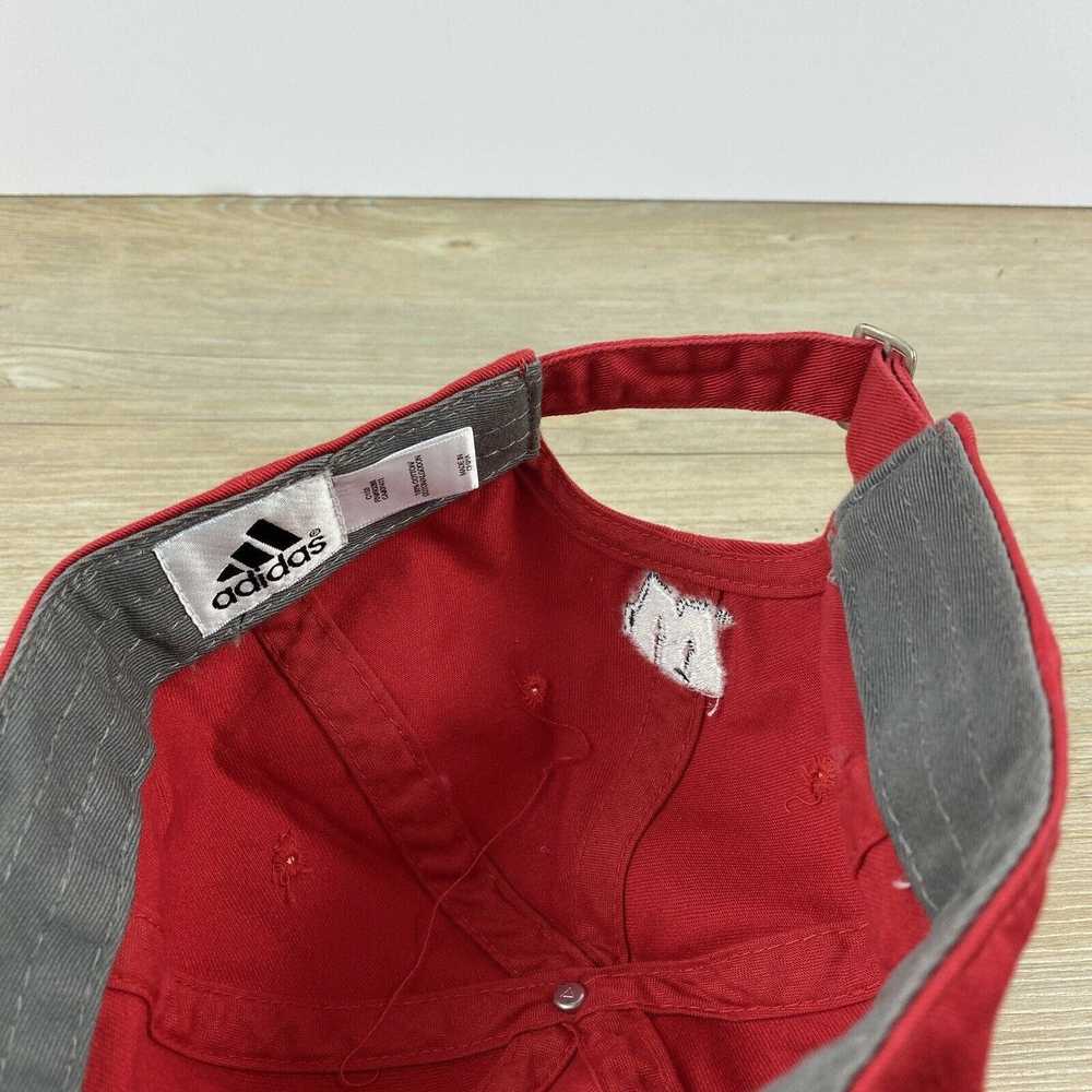Adidas Wisconsin Badgers Hat NCAA Red Adidas Adju… - image 8