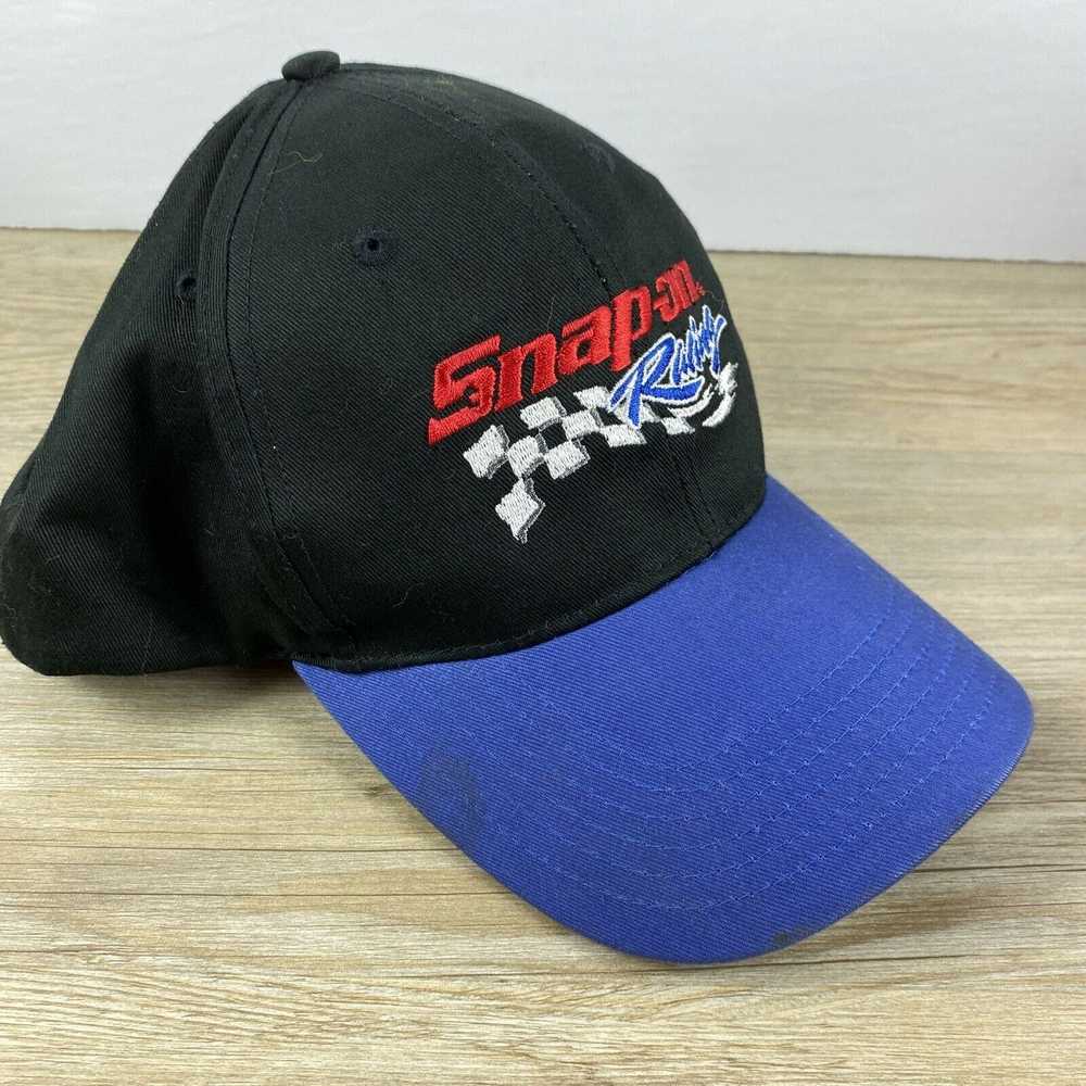 Other Snap On Racing Hat Black Blue Strap Back Ha… - image 8