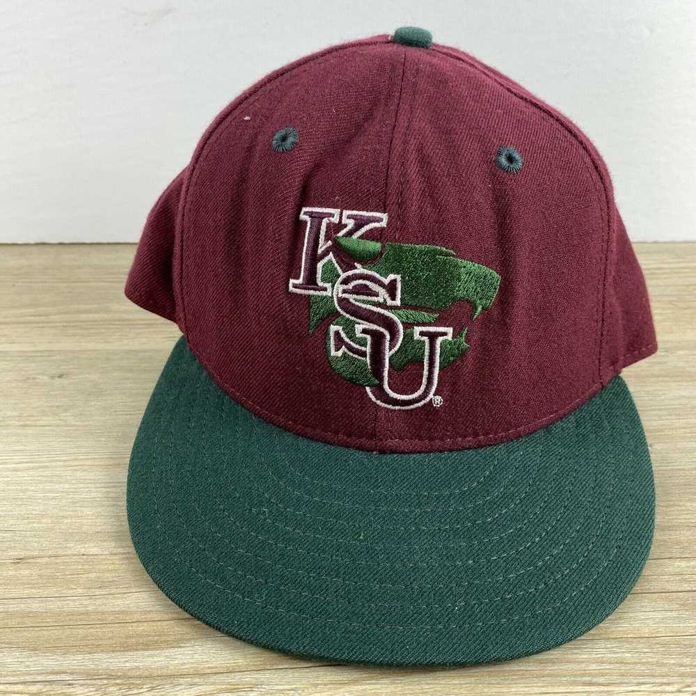 New Era Vintage Kansas State Wildcats Maroon Gree… - image 1