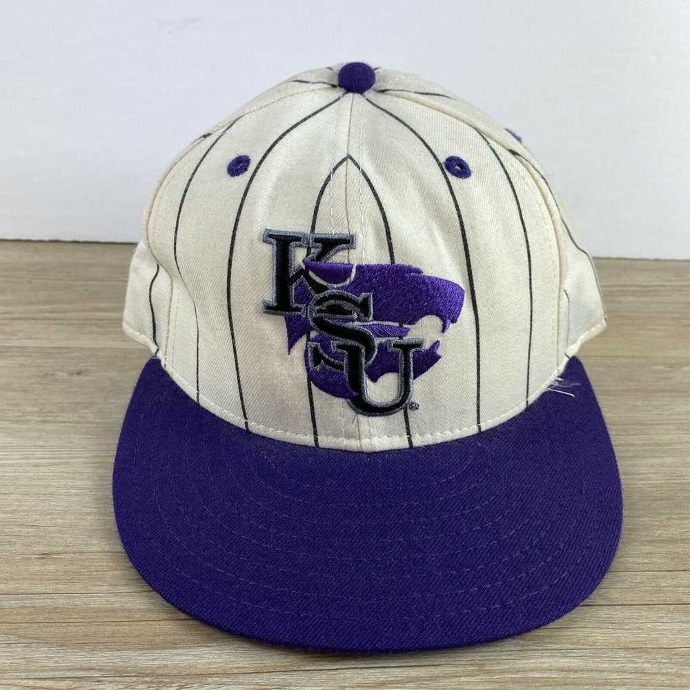 New Era Vintage Kansas State Wildcats White Purpl… - image 1