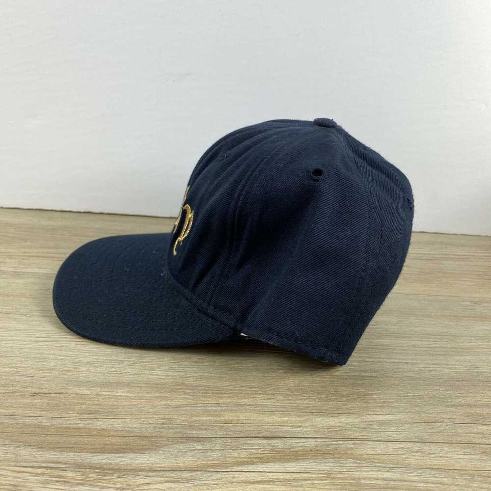 Delong Vintage Navy Midshipmen NCAA Size 7 Fitted… - image 2