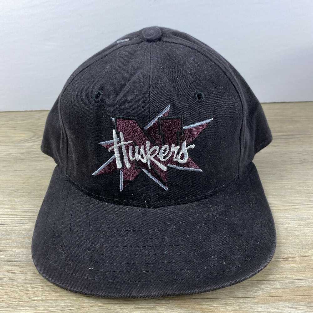 New Era Vintage Nebraska Cornhuskers Hat Black Ne… - image 1