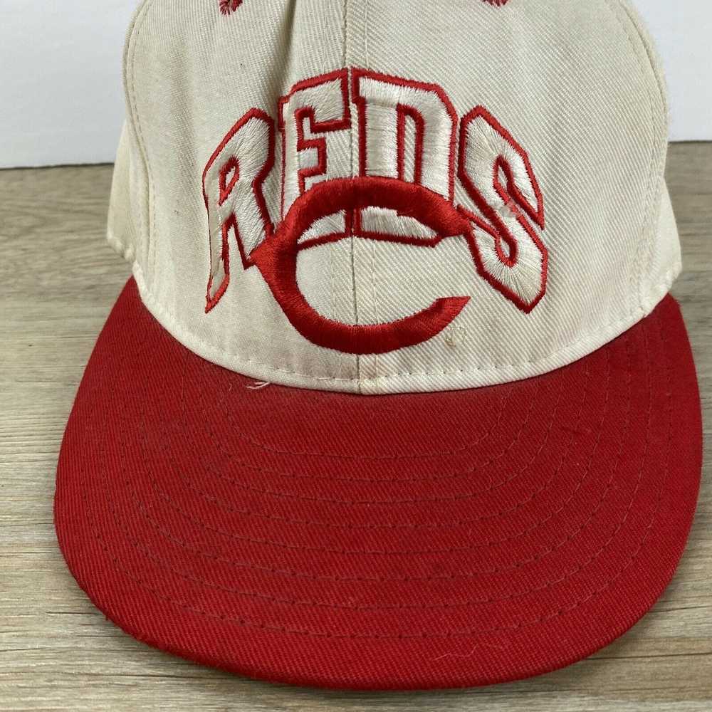 Other Vintage Cincinnati Reds Hat MLB White Red S… - image 2
