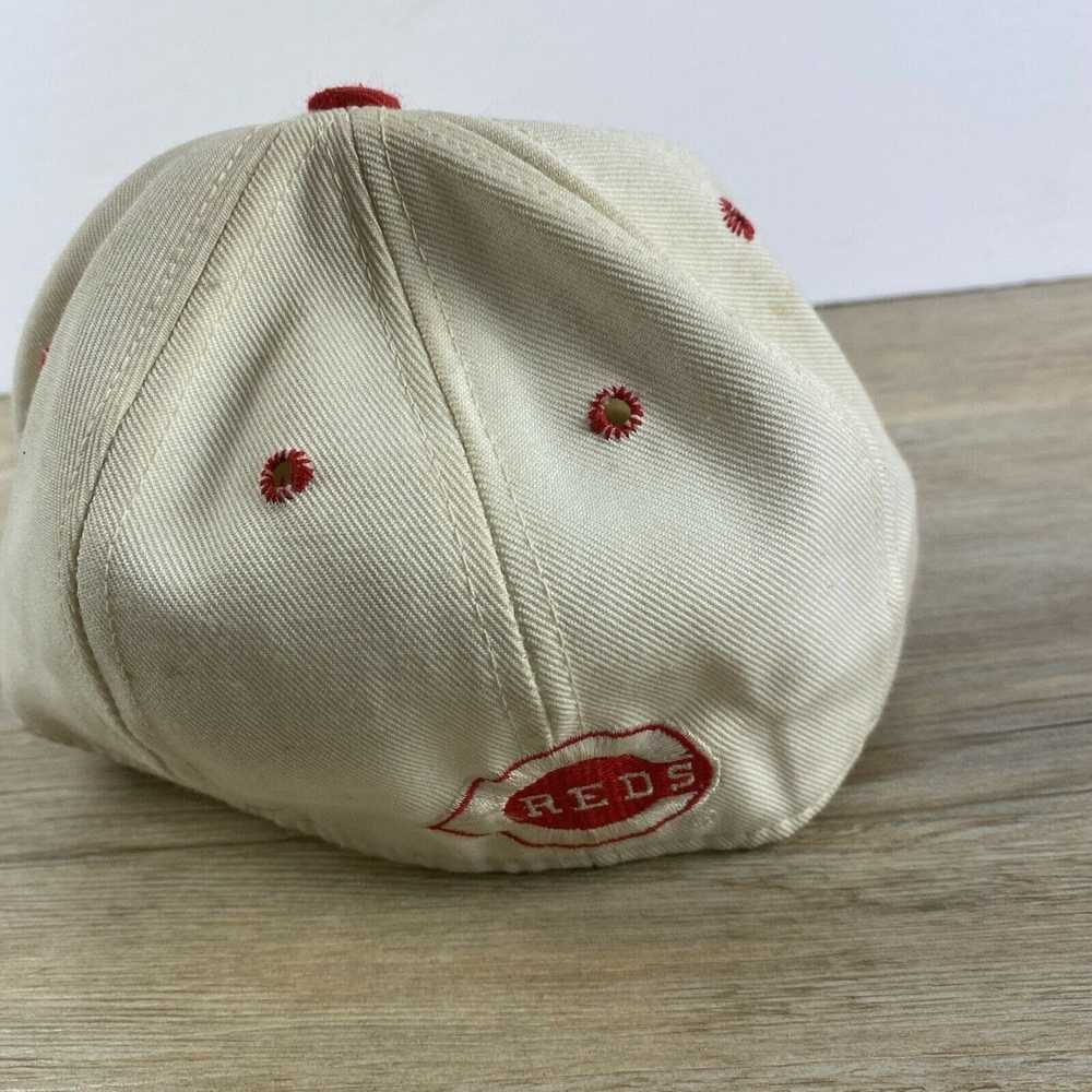 Other Vintage Cincinnati Reds Hat MLB White Red S… - image 4
