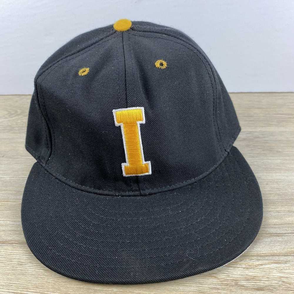 Other Vintage Iowa Hawkeyes Black NCAA Size 6 7/8… - image 1