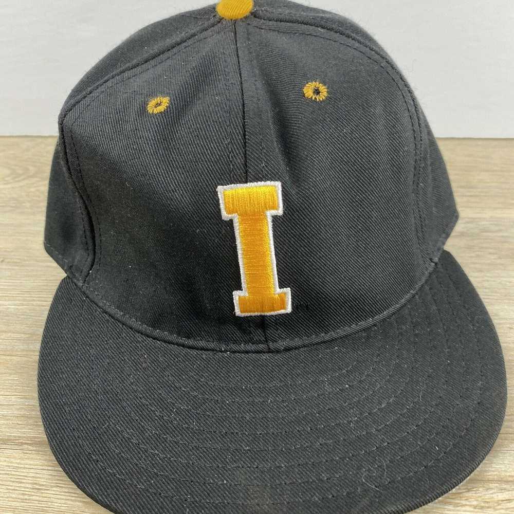 Other Vintage Iowa Hawkeyes Black NCAA Size 6 7/8… - image 2