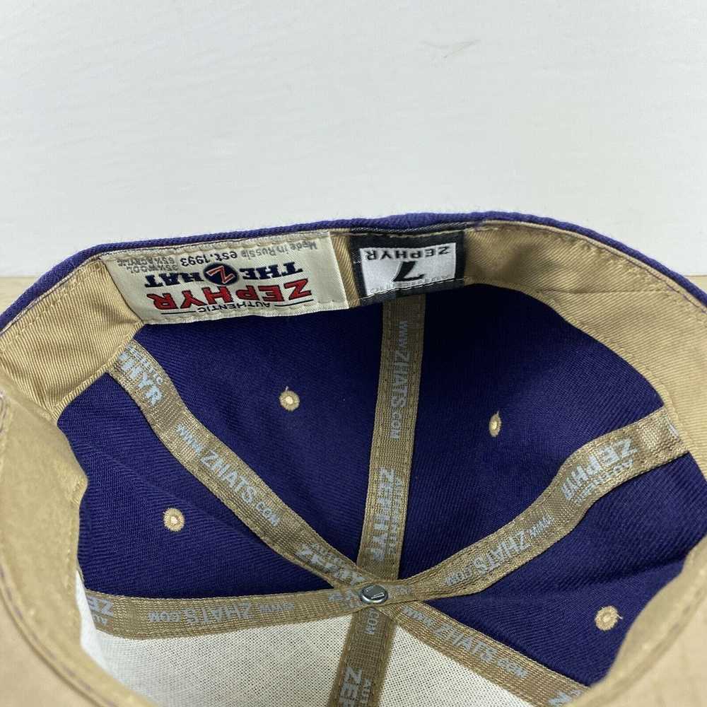 Zephyr Washington Huskies NCAA Purple Hat Size 7 … - image 9