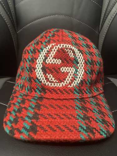 Gucci Gucci Hat (Houndstooth with Interlocking G … - image 1