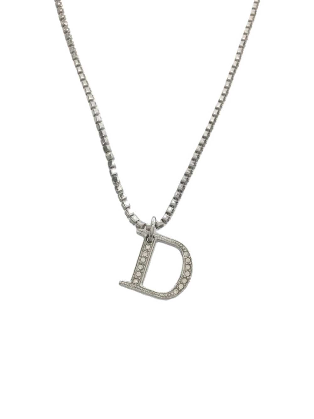 Christian Dior Necklace Silver With Top Women'S F… - image 1