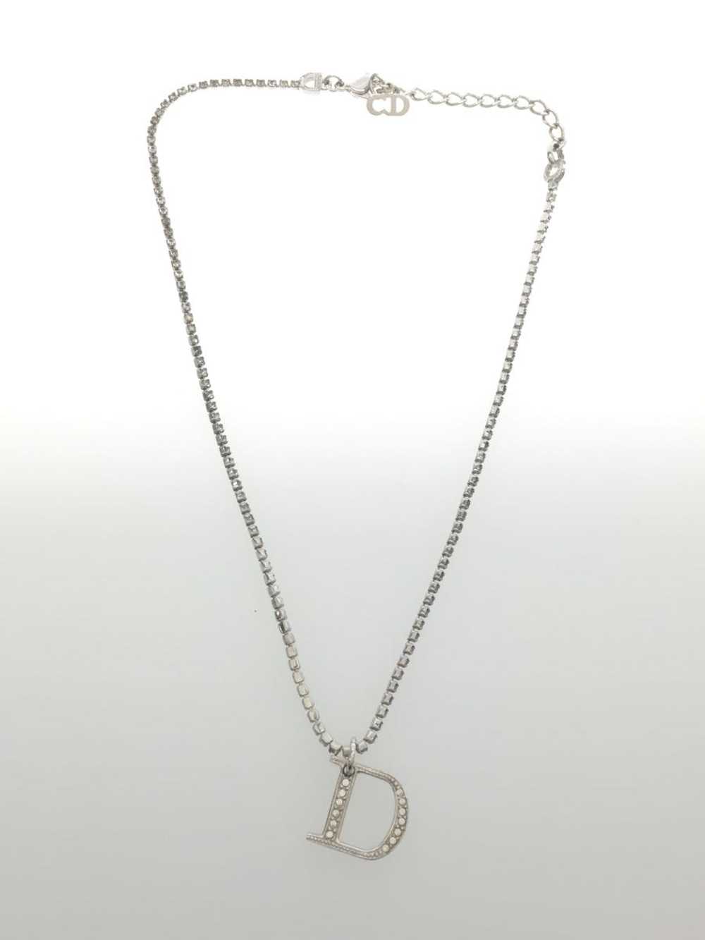 Christian Dior Necklace Silver With Top Women'S F… - image 2