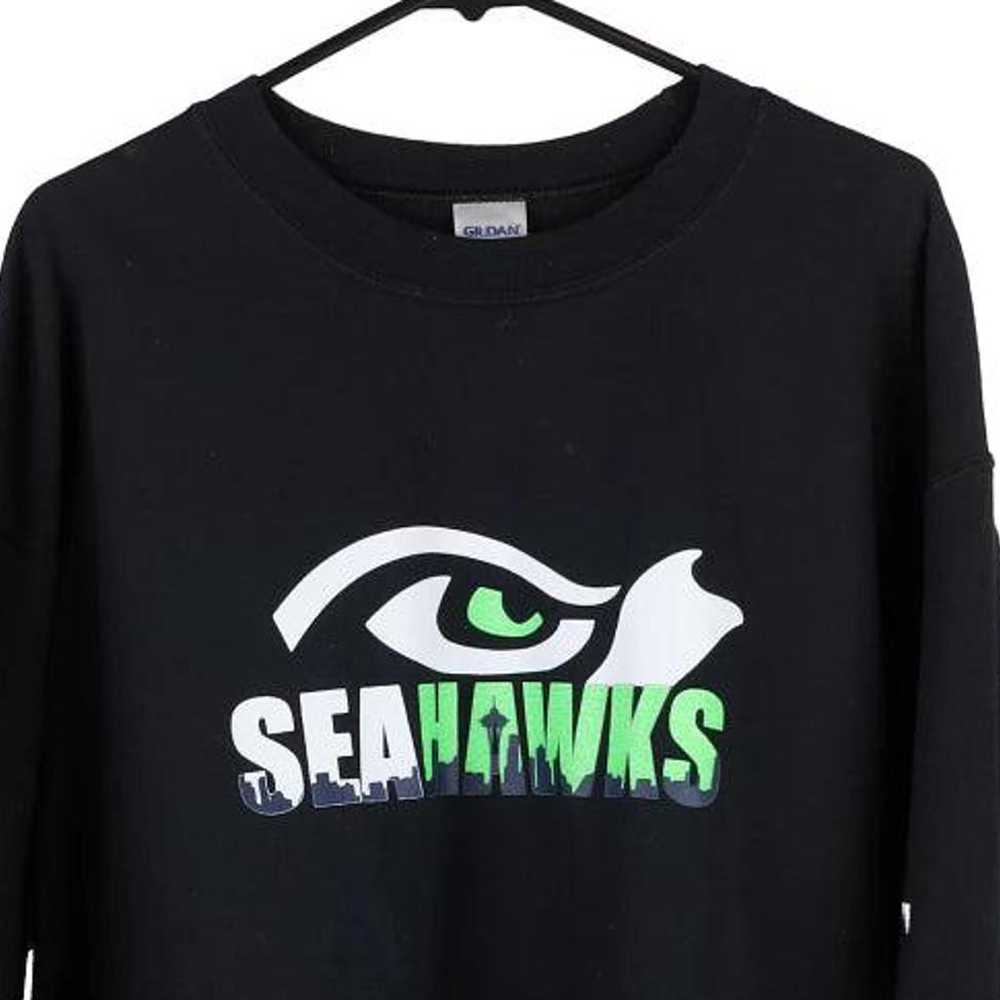 Seattle Seahawks Gildan NFL Sweatshirt - Large Bl… - image 3