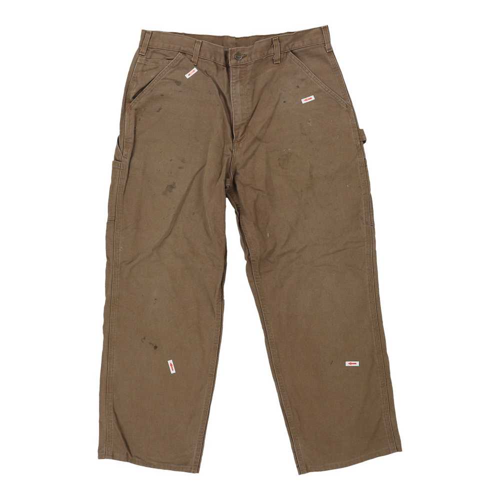 Carhartt Carpenter Trousers - 35W 28L Brown Cotton - image 2