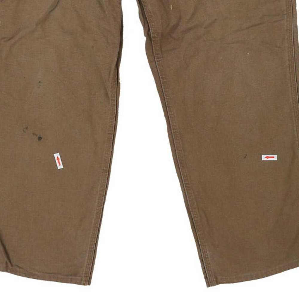 Carhartt Carpenter Trousers - 35W 28L Brown Cotton - image 6