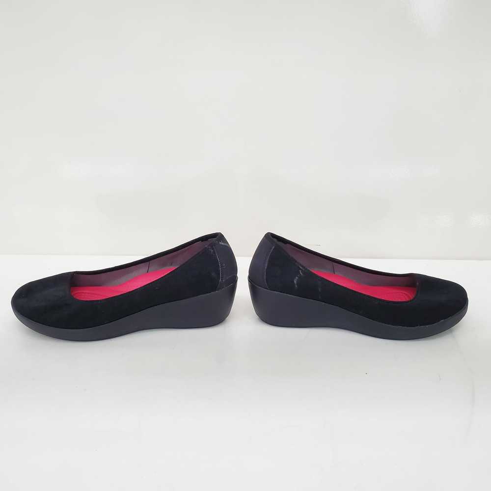 Crocs Black Slip-On Women's Heeled Shoes - image 1