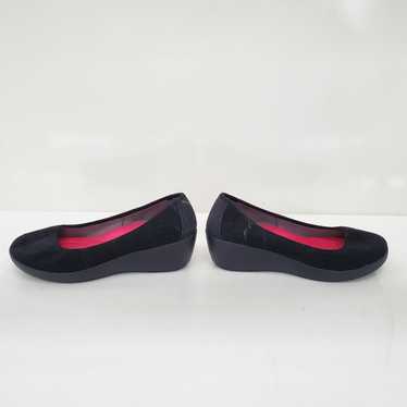 Crocs Black Slip-On Women's Heeled Shoes - image 1