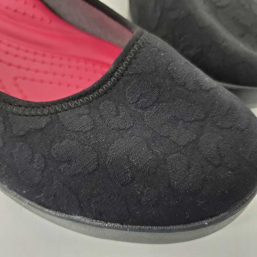 Crocs Black Slip-On Women's Heeled Shoes - image 9
