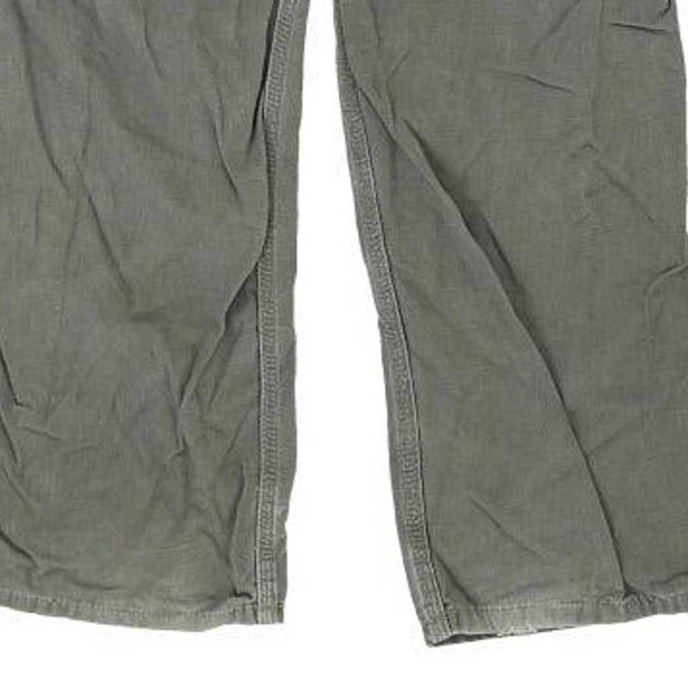 Carhartt Carpenter Trousers - 34W UK 14 Green Cot… - image 4