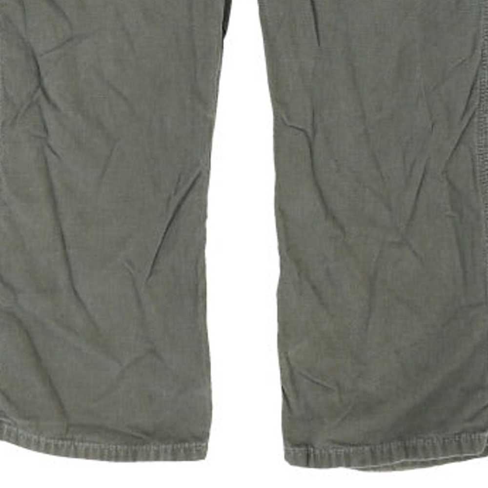Carhartt Carpenter Trousers - 34W UK 14 Green Cot… - image 6