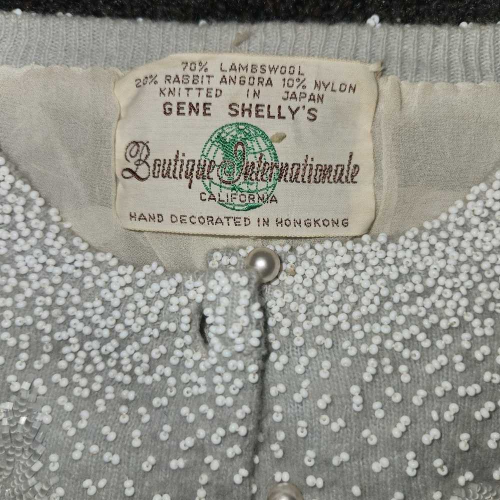 Vintage 1950s gene shelly cardigan - image 4