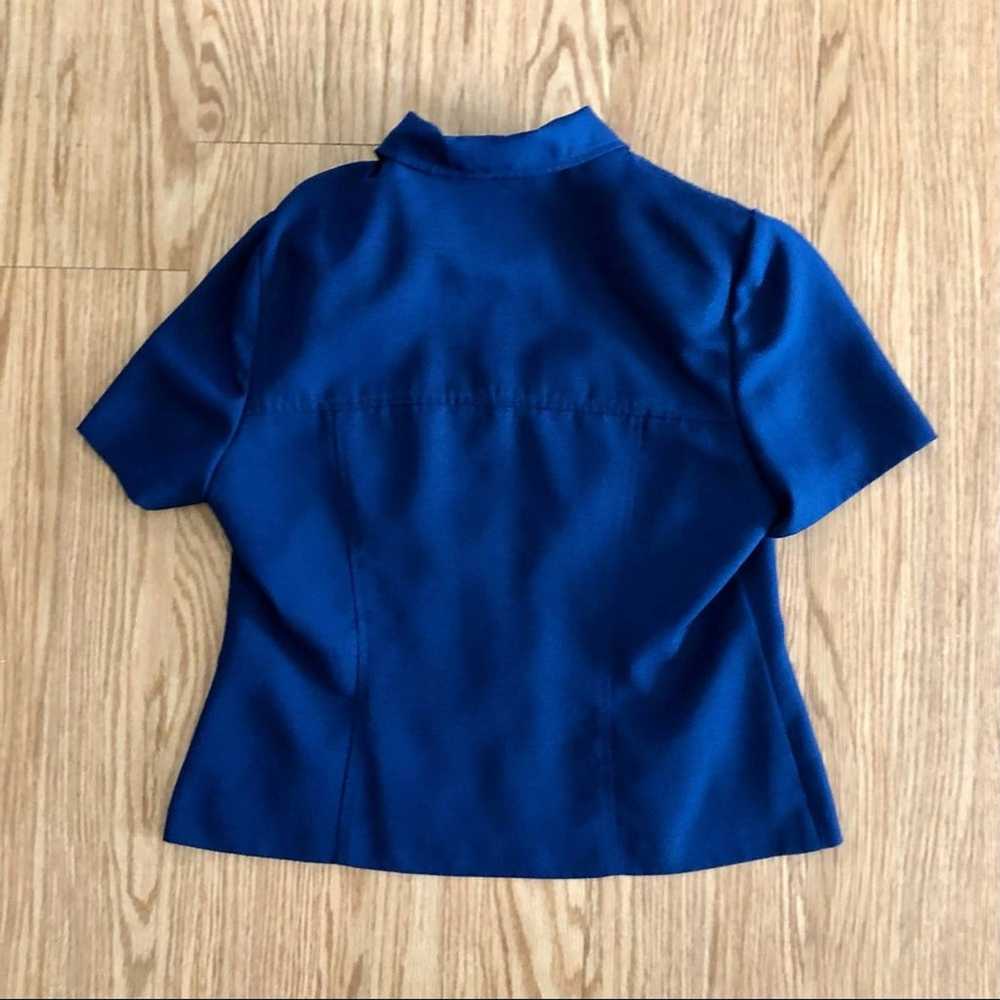 Plaza South Vintage Blue Bomber Jacket Shirt Shac… - image 10