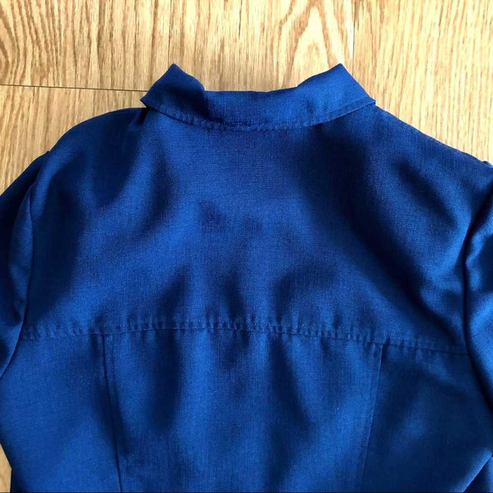 Plaza South Vintage Blue Bomber Jacket Shirt Shac… - image 11