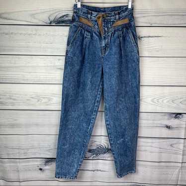 Vintage High Waisted Mom Jeans Size 25x29 Rio by Stephen Mardon Tapered Leg