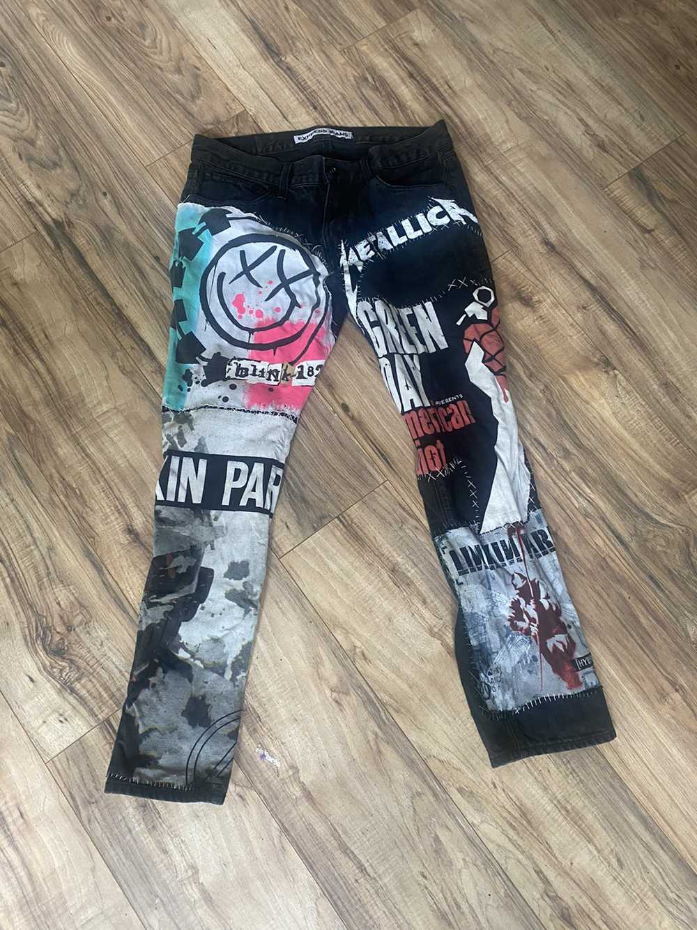 Custom × Streetwear Custom hand stitch jeans - image 2