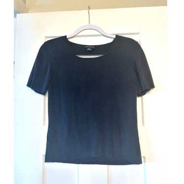 Ann Taylor Women's Size M Silk Short Sleeve Sweat… - image 1
