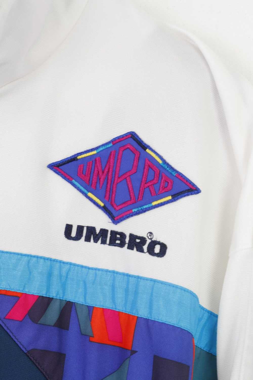 Umbro Umbro Men M Sweatshirt Full Zipper Navy Vin… - image 4